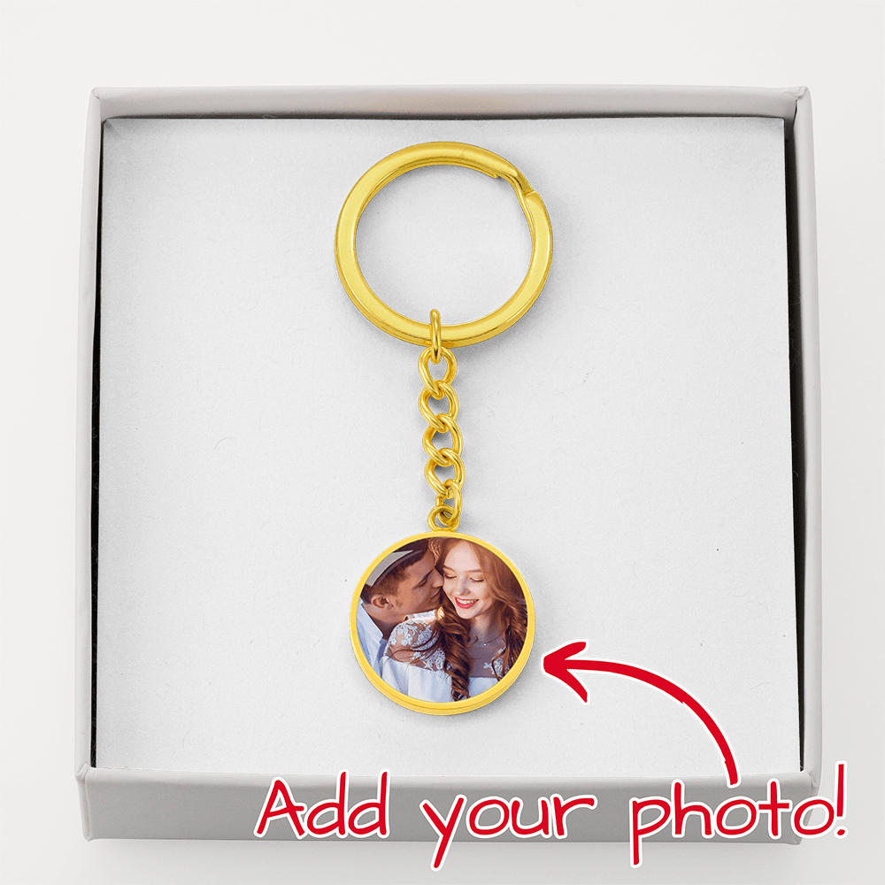 Photo Circle Keychain