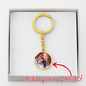 Photo Circle Keychain