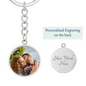 Photo Circle Keychain