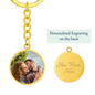 Photo Circle Keychain